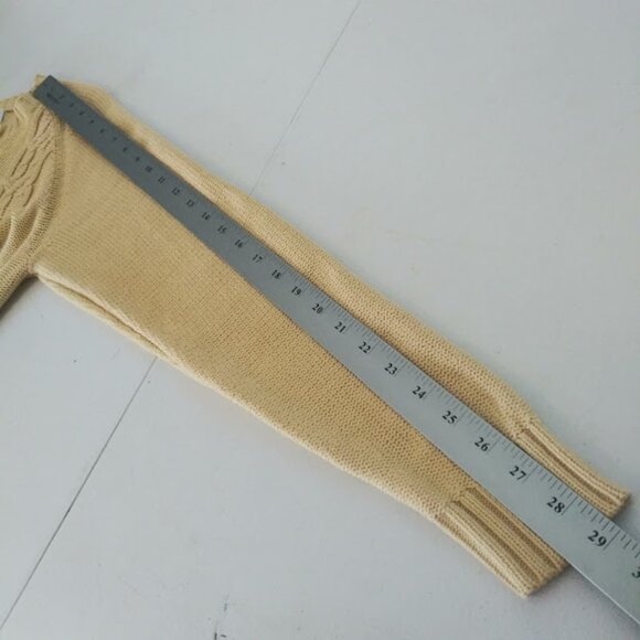 Westbound women's size M yellow cardigan knit sweater - Picture 8 of 15